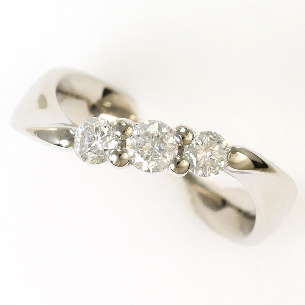 VINTAGE Silver Diamond Ring